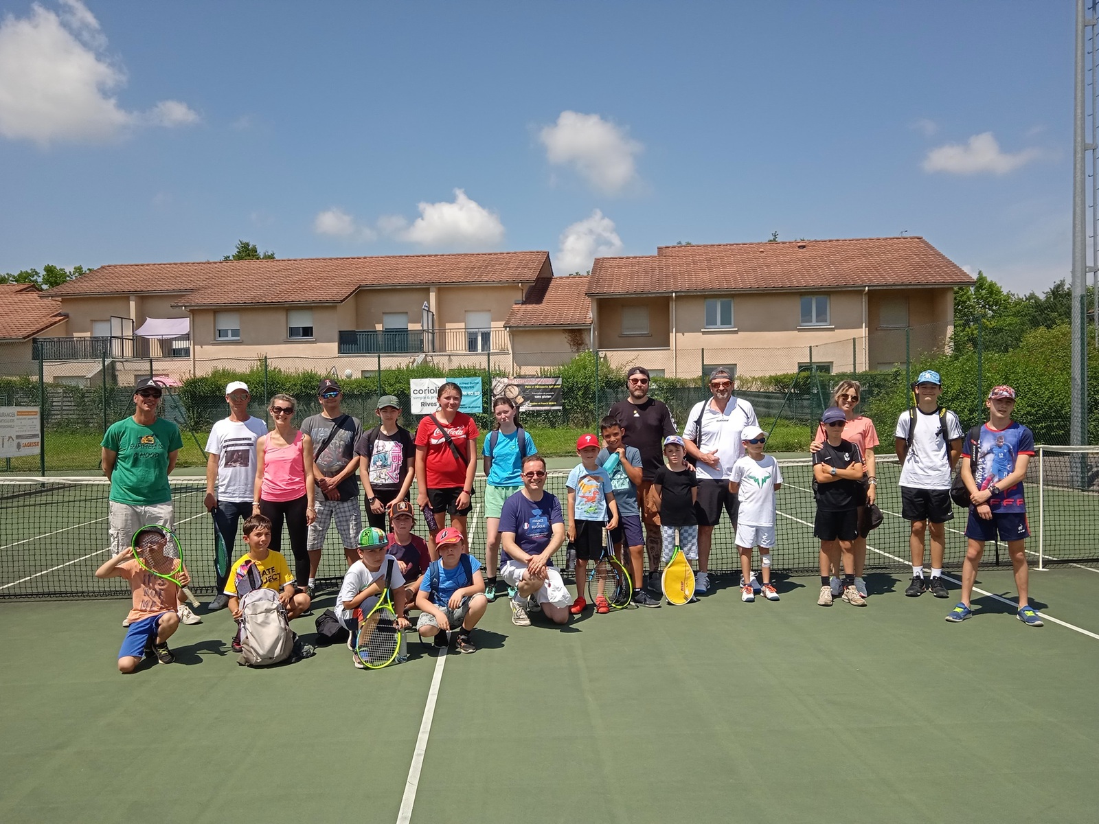 Ecole de tennis : une fin d'année en famille