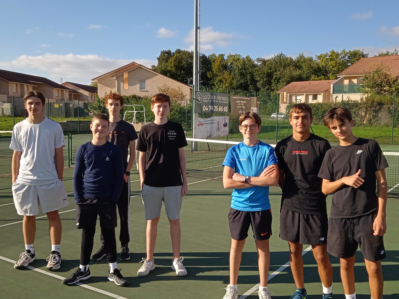 Interclubs : le début de l'aventure pour les jeunes du TC Rives