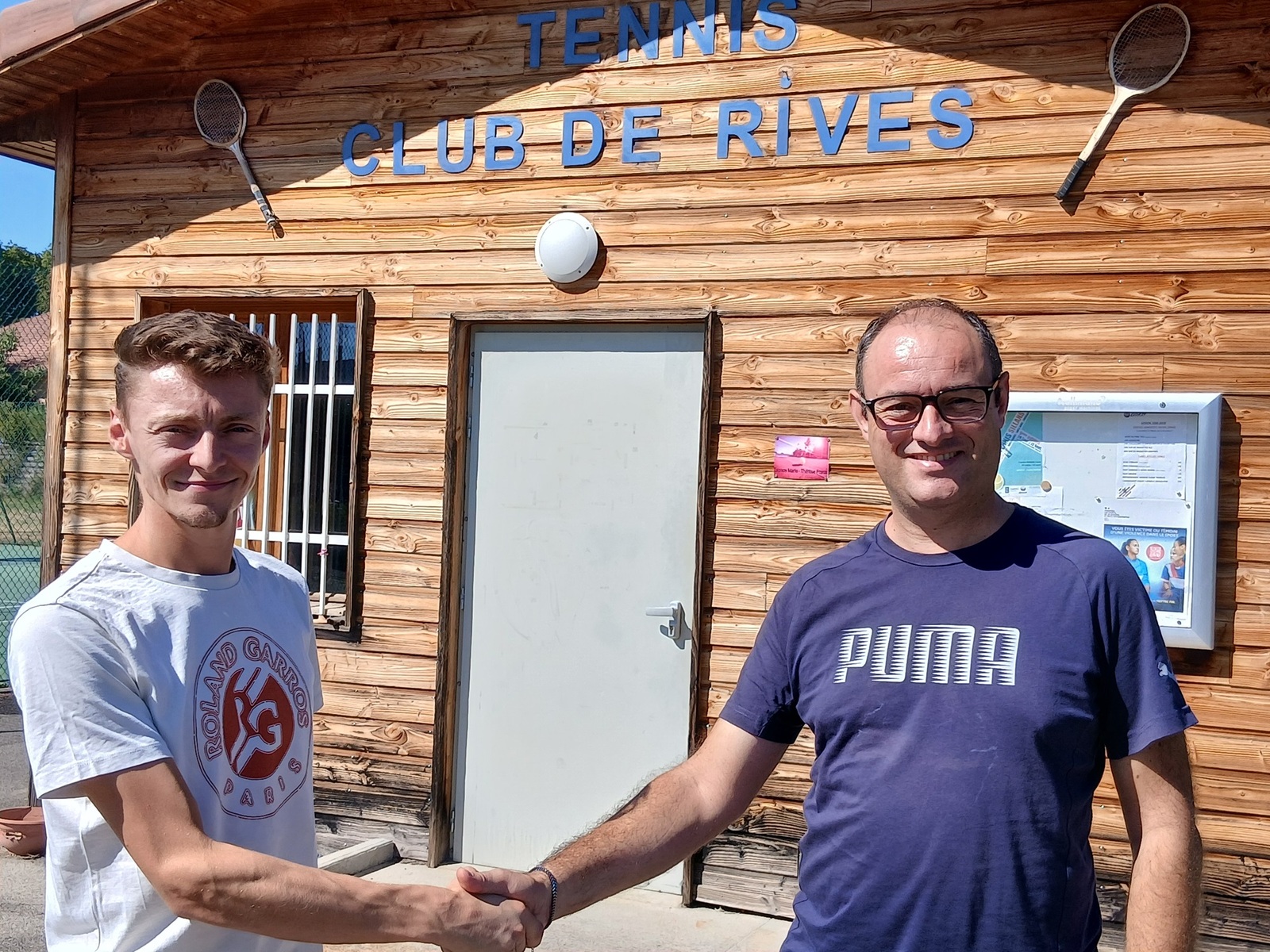 Un nouveau prof de tennis au TC Rives